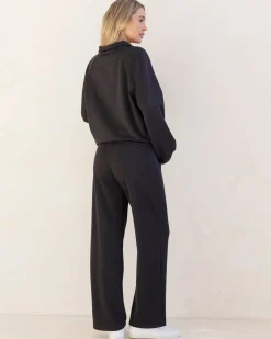 Alanna Comfort Maternity Sweatpants in Black