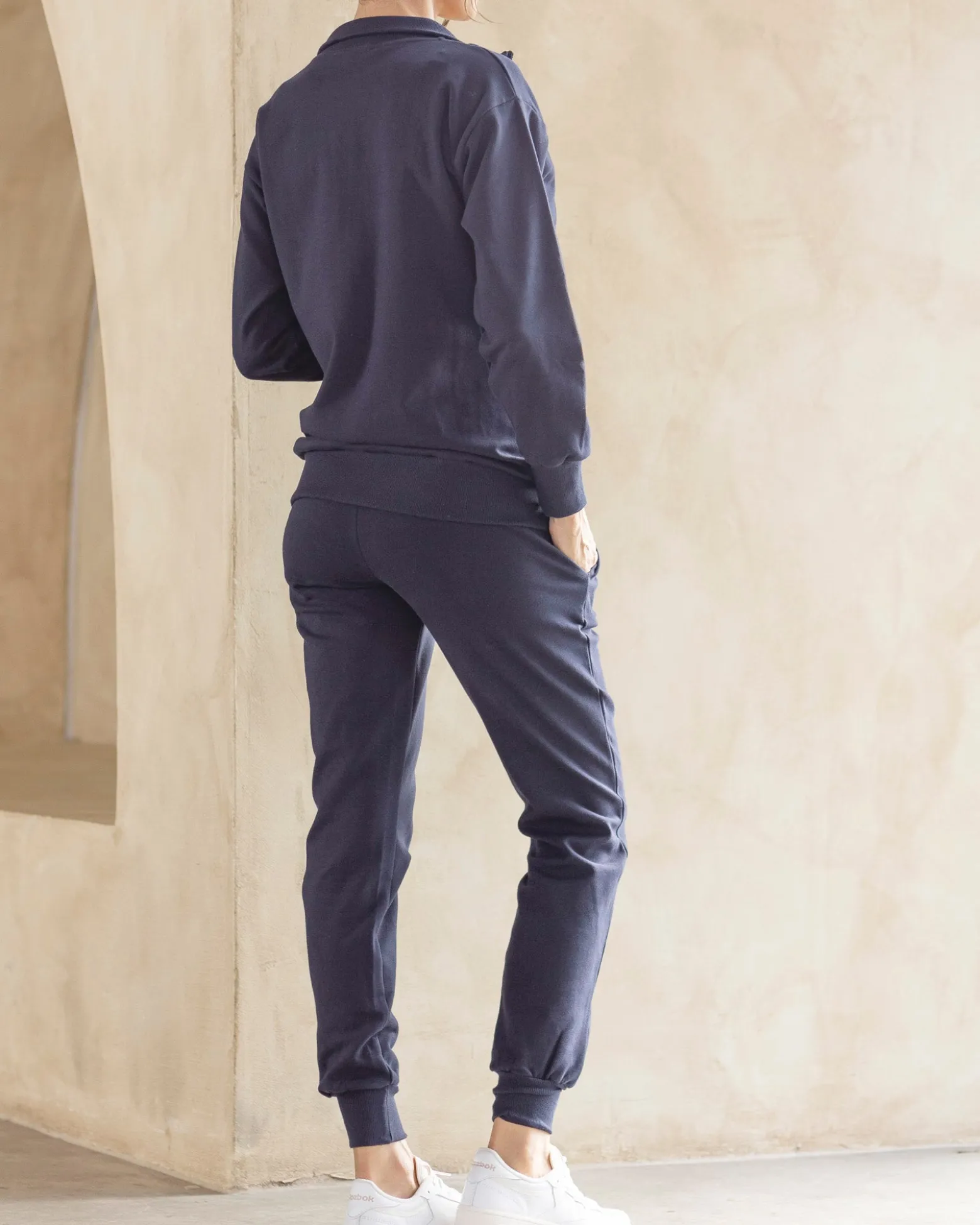 Calla Navy Maternity Tracksuit Set in Navy