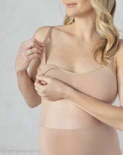 Everyday Maternity/Nursing Bamboo Bra in Nude