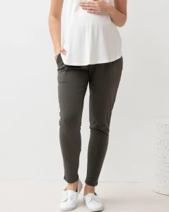 Maternity Comfort Lounge Pants in Olive