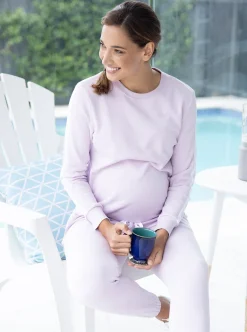 Maternity Sweatshirt in Lilac
