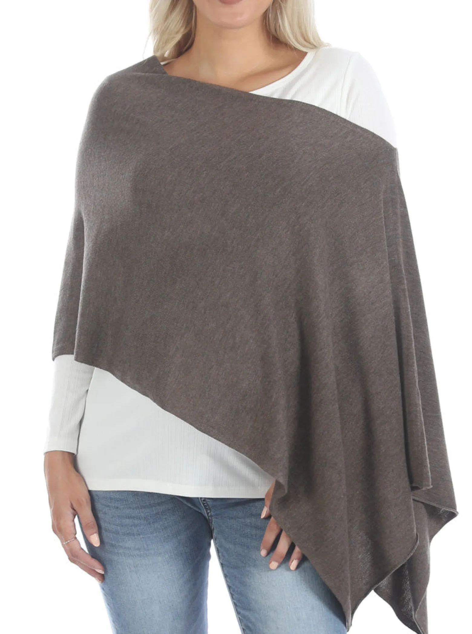 Moozie Mama Luxury Poncho/Scarf Maternity & Nursing Cover in Mocha