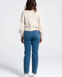 Over the Bump Relaxed Maternity Denim Jeans